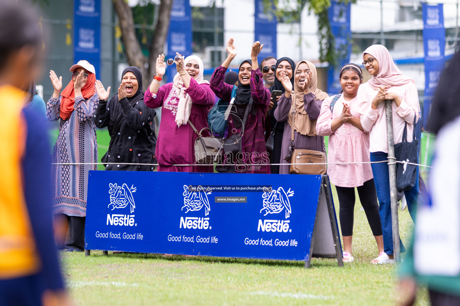 Day 2 of Nestle' Kids Netball Fiesta 2023 held in Henveyru Stadium, Male', Maldives on Thursday, 1st December 2023. Photos by Nausham Waheed / Images.mv