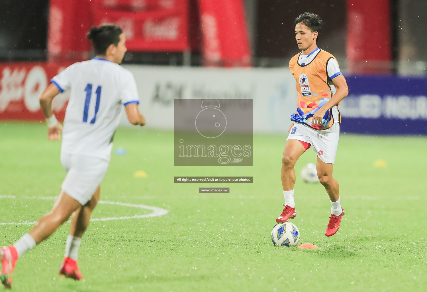 Nepal vs Sri Lanka in SAFF Championship 2021 held on 4th October 2021 in Galolhu National Stadium, Male', Maldives