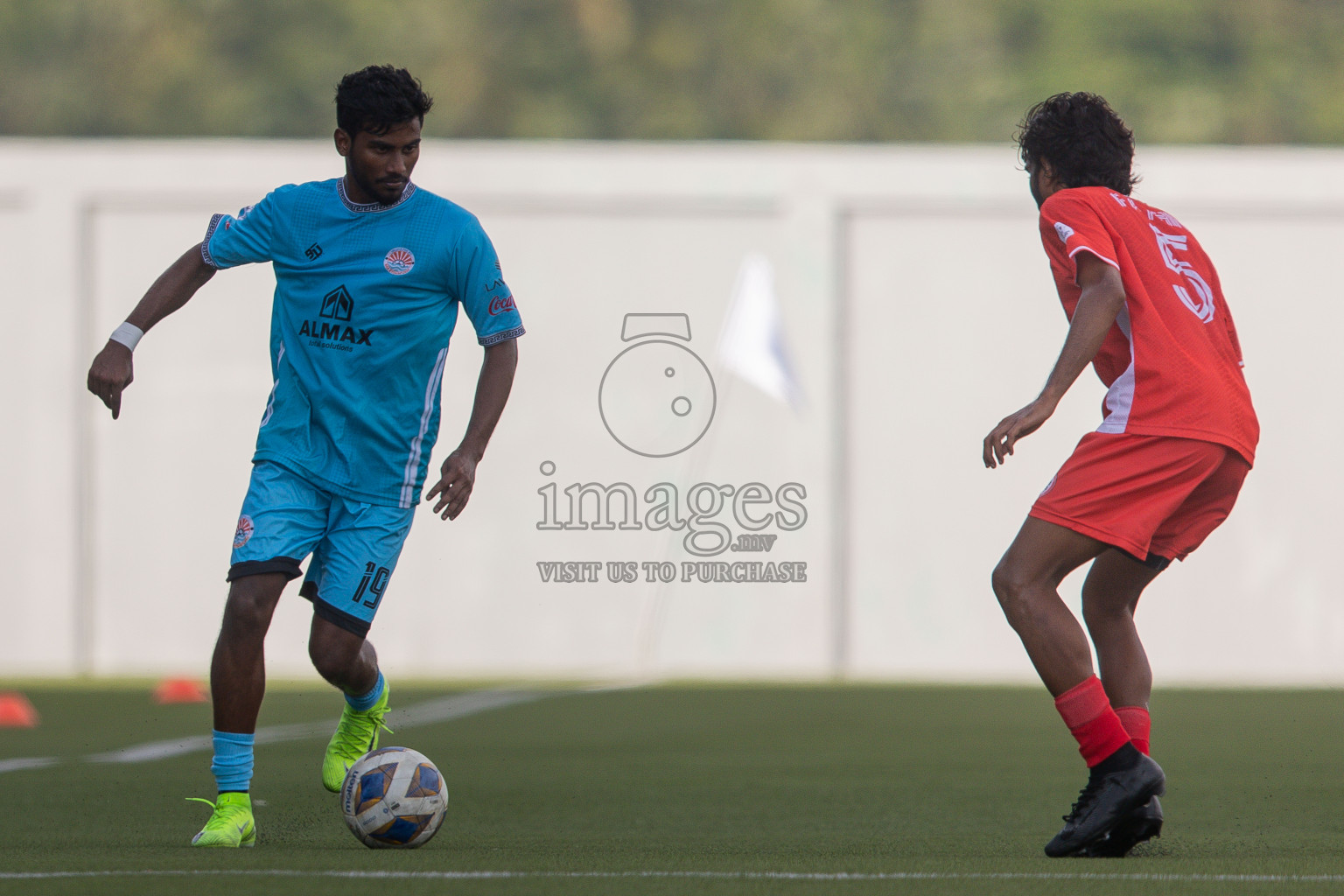 Semi Finals Match 01 Irumathi FC VS CC Sports Club in Day 7 of Eydhafushi Cup 2025 held in Eydhafushi Football Stadium at B. Eydhafushi, Maldives on Friday, 12th September 2025. Photos: Arif Rasheed / images.mv