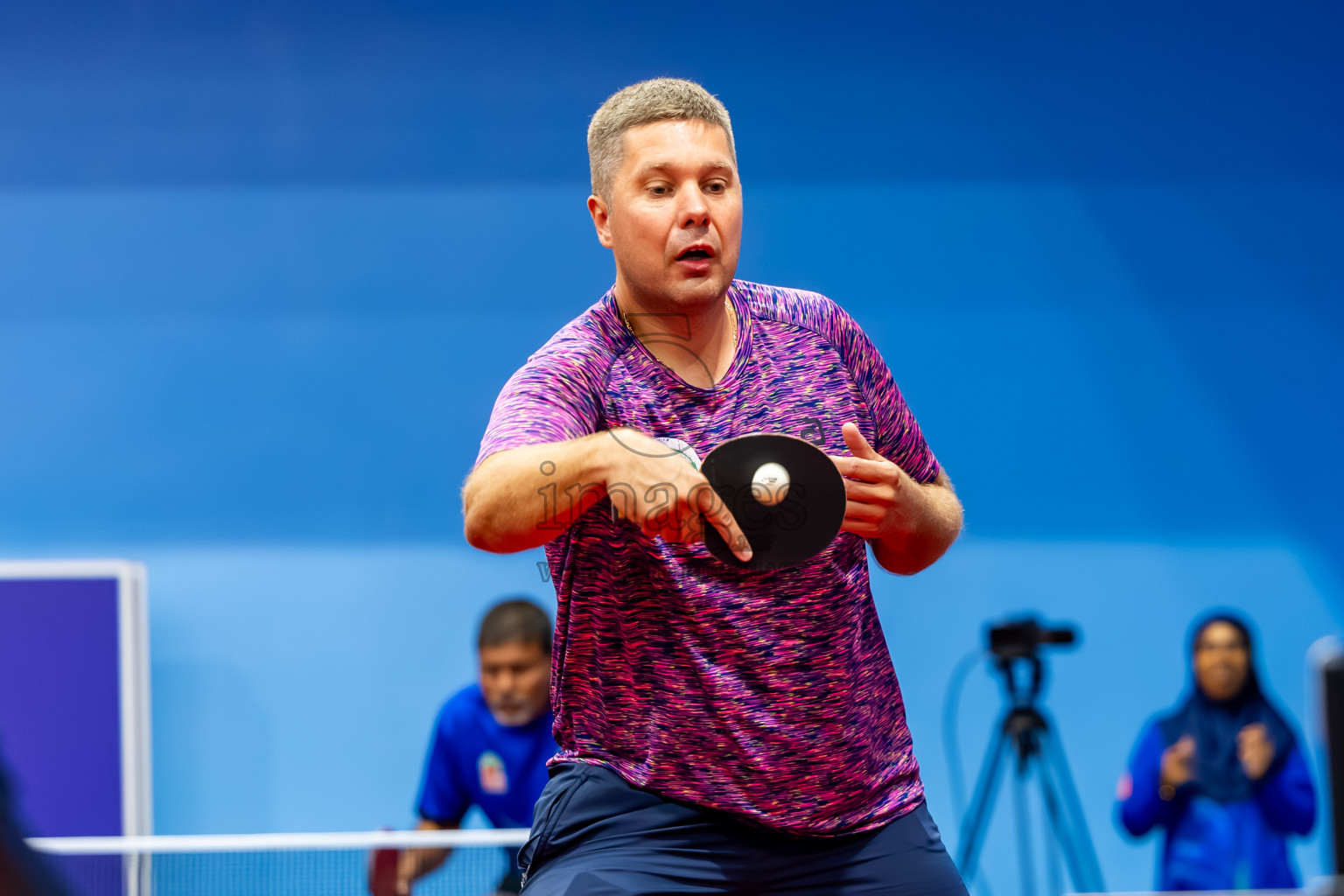 Day 1 of 1st Thoddoo Masters Table Tennis Tournament was held on Thursday, 21st August 2025 in AA Thoddoo, Maldives. Photos: Nausham Waheed / images.mv