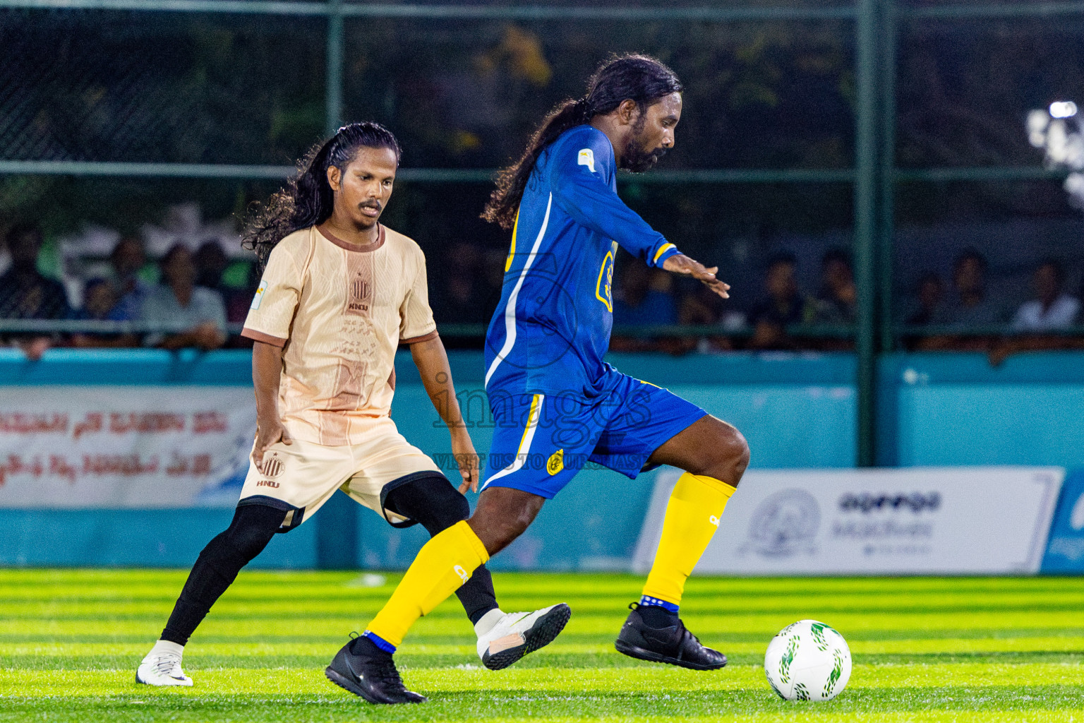 Dee Cee Jay SC vs Fools SC in Semi Finals of Laamehi Dhiggaru Ekuveri Futsal Challenge 2025 was held on Sunday, 27th July 2025, at Dhiggaru Futsal Ground, Dhiggaru, Maldives Photos: Nausham Waheed  / images.mv