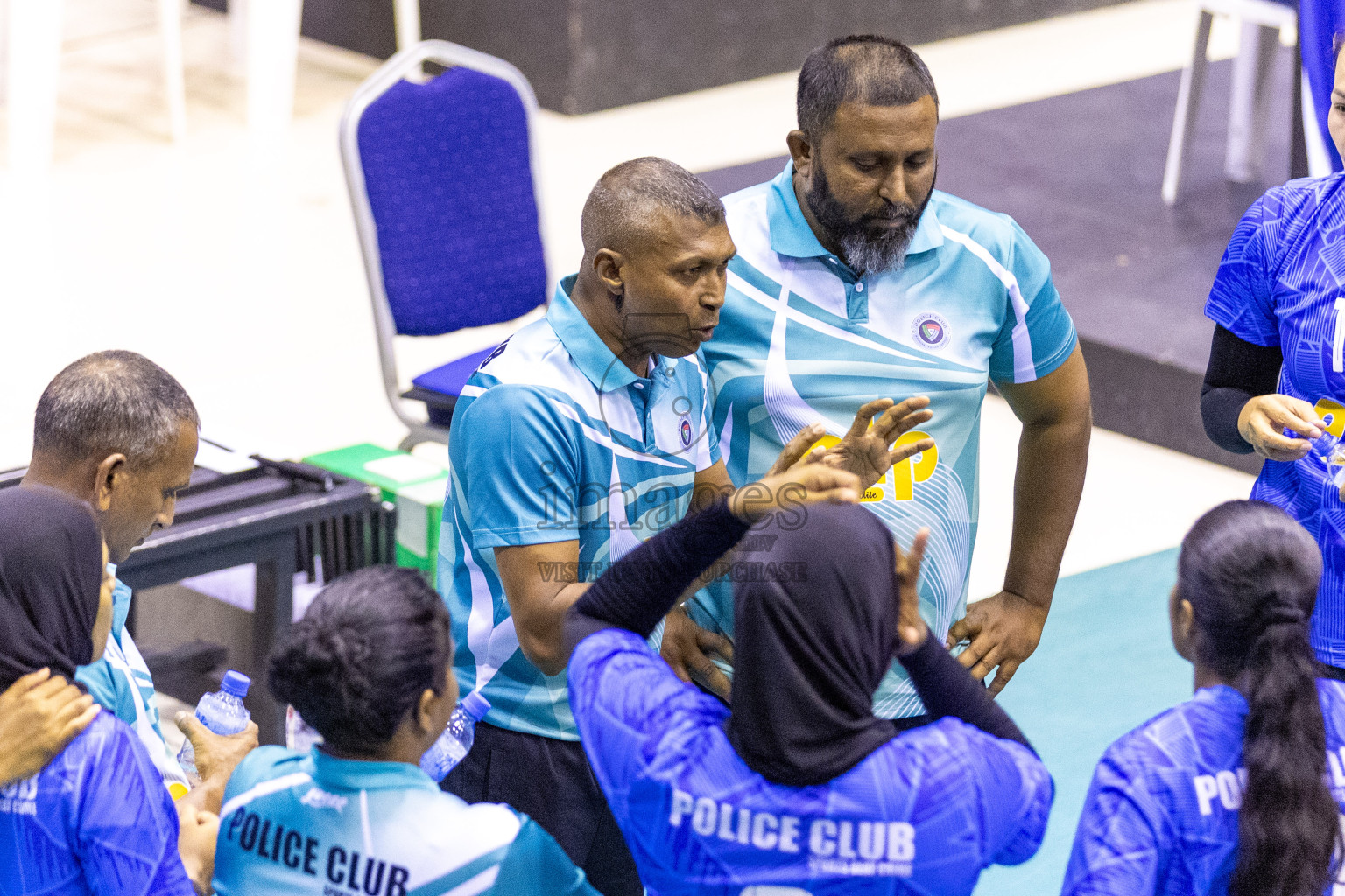 Final of Women's Division of Volleyball Association Cup 2023 held in Male', Maldives on Tuesday, 9th January 2024 at Social Center Indoor Hall Photos By: Nausham Waheed /images.mv