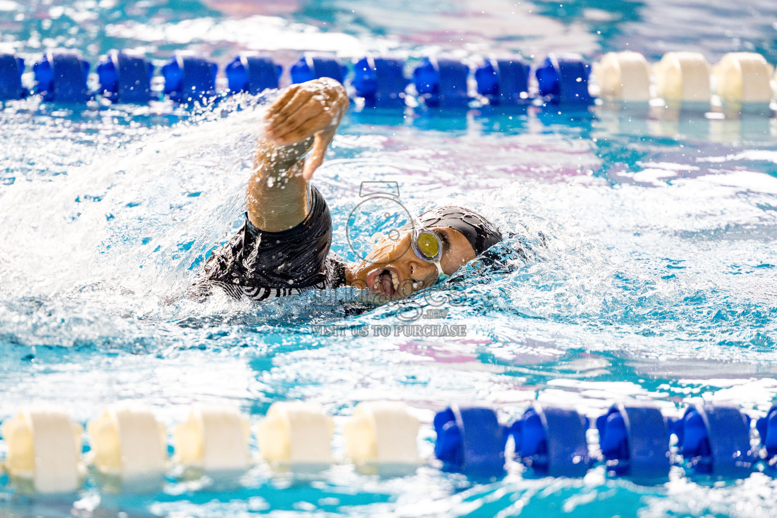 Day 6 of National Swimming Competition 2024 held in Hulhumale', Maldives on Wednesday, 18th December 2024. 
Photos: Hassan Simah / images.mv