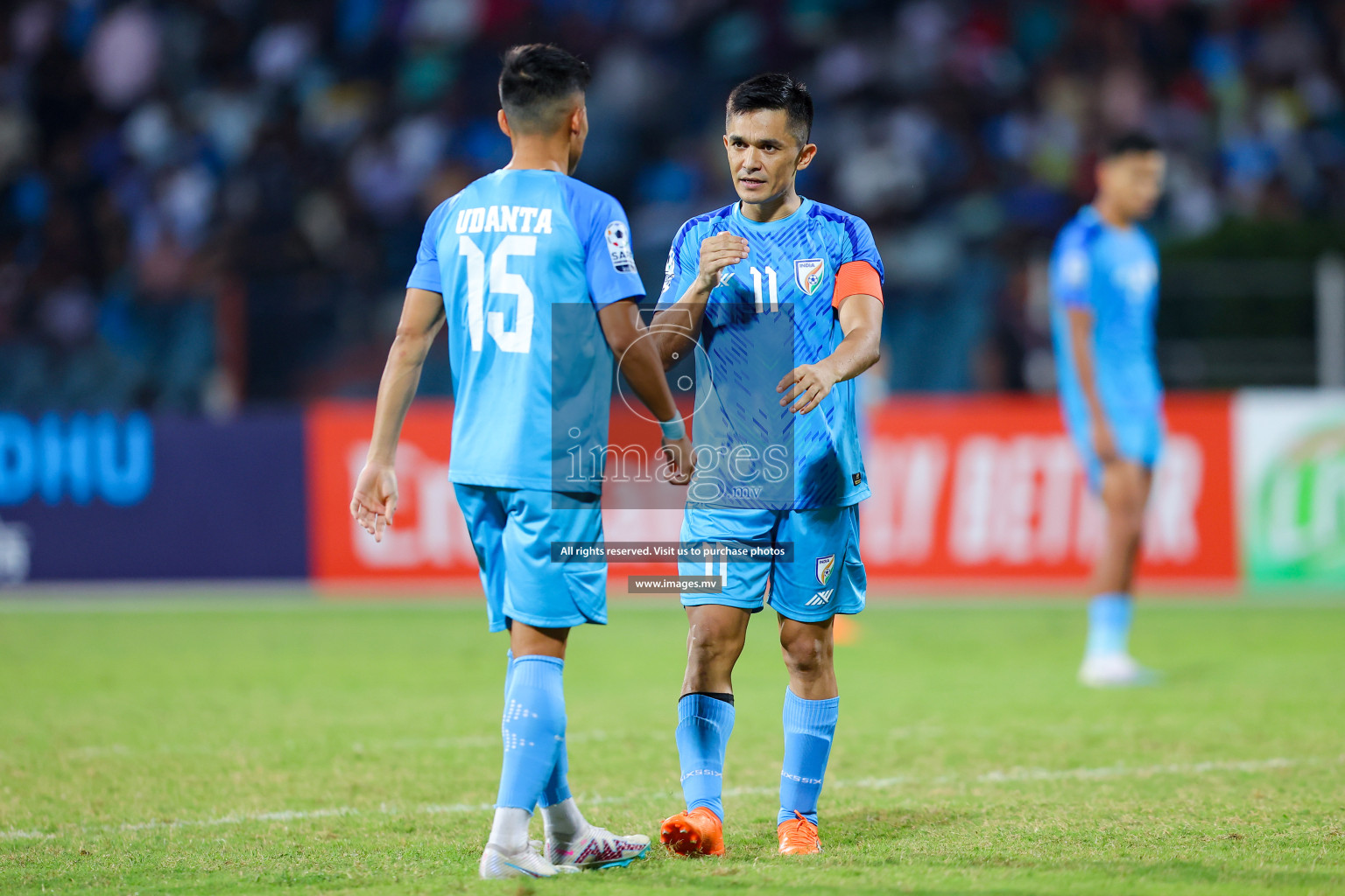 Lebanon vs India in the Semi-final of SAFF Championship 2023 held in Sree Kanteerava Stadium, Bengaluru, India, on Saturday, 1st July 2023. Photos: Nausham Waheed, Hassan Simah / images.mv