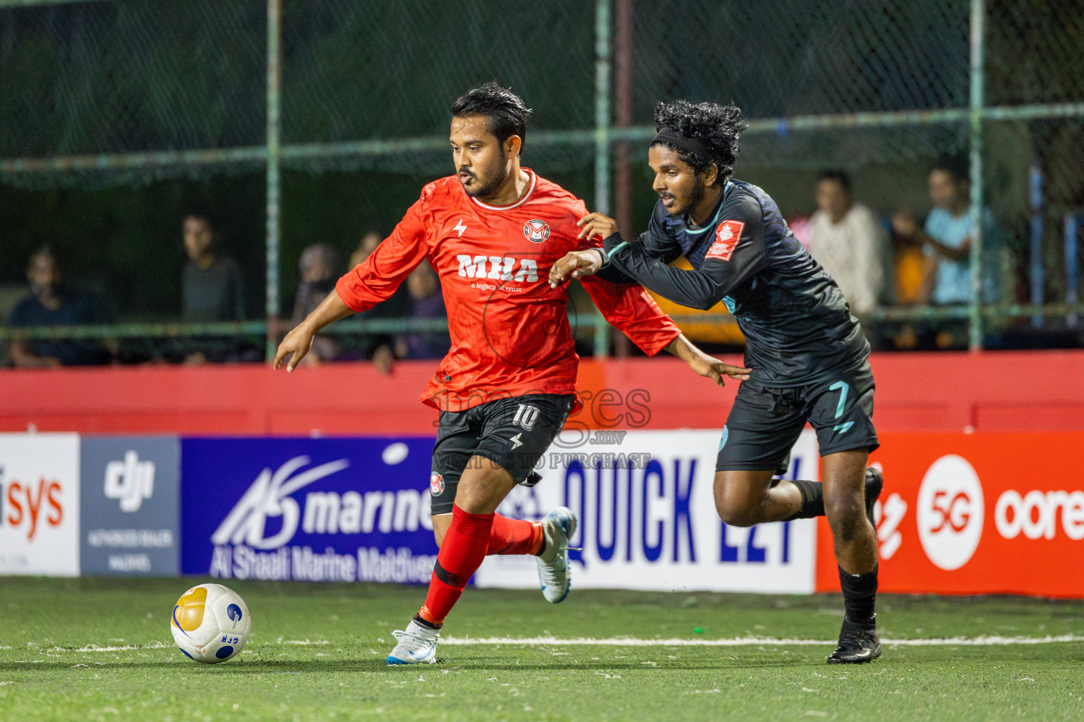 Sh Maroshi vs Sh Feydhoo in Day 11 of Golden Futsal Challenge 2025 was held on Wednesday, 15th January 2025, in Hulhumale', Maldives Photos: Mohamed Mahfooz Moosa / images.mv