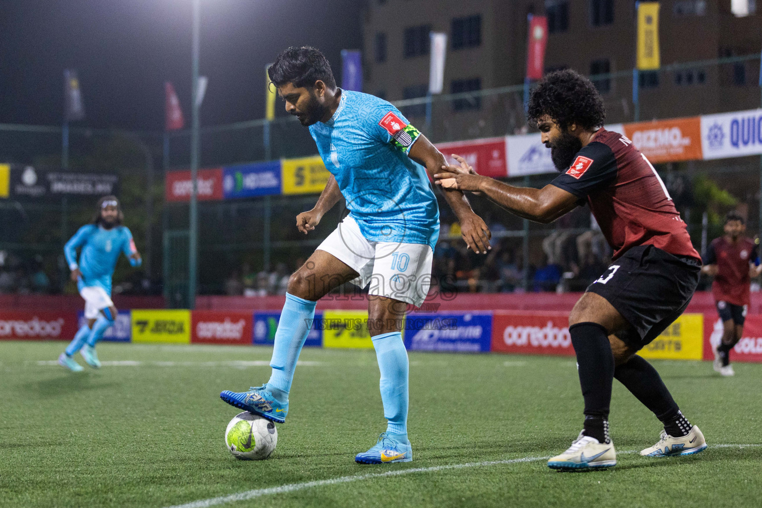 Th Buruni vs Th Omadhoo in Day 15 of Golden Futsal Challenge 2024 was held on Monday, 29th January 2024, in Hulhumale', Maldives Photos: Nausham Waheed / images.mv