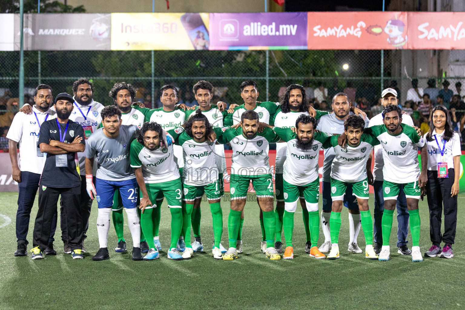 Team Allied vs Club HDC in Club Maldives Cup 2024 held in Rehendi Futsal Ground, Hulhumale', Maldives on Friday, 27th September 2024. 
Photos: Hassan Simah / images.mv