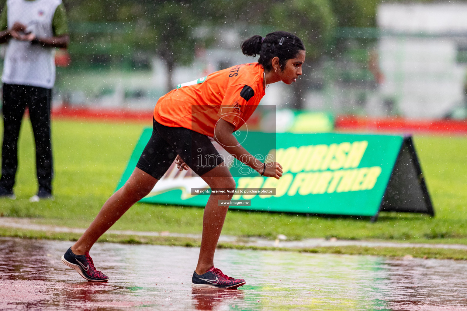 Day 2 of National Athletics Championship 2023 was held in Ekuveni Track at Male', Maldives on Friday, 24th November 2023. Photos: Hassan Simah / images.mv