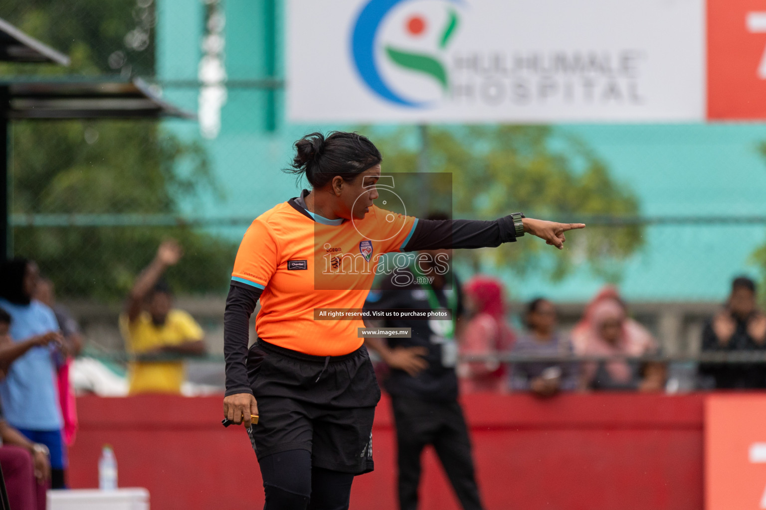 Hulhumale Hospital vs MIRA SC in 18/30 Futsal Fiesta Classic 2023 held in Hulhumale, Maldives, on Friday, 21st July 2023 Photos: Mohamed Mahfooz Moosa / images.mv