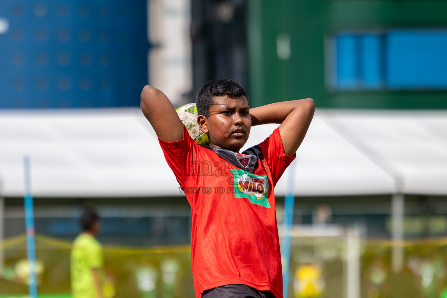 Day 2 of MILO Academy Championship 2024 - U12 was held at Henveiru Grounds in Male', Maldives on Friday, 5th July 2024. Photos: Mohamed Mahfooz Moosa / images.mv