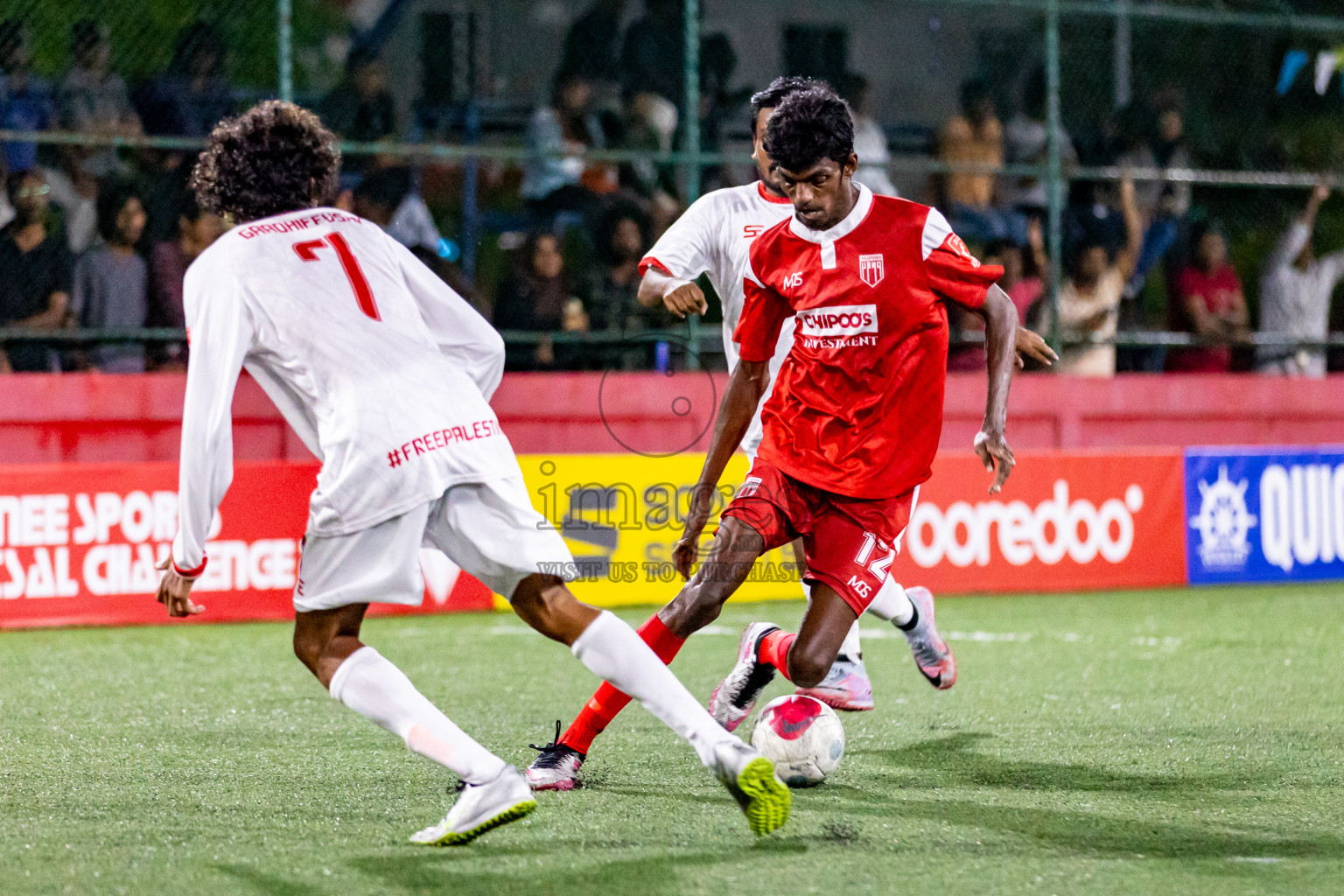 Th. Vilufushi  VS  Th. Gaadhiffushi in Day 20 of Golden Futsal Challenge 2024 was held on Saturday , 3rd February 2024 in Hulhumale', Maldives Photos: Nausham Waheed / images.mv