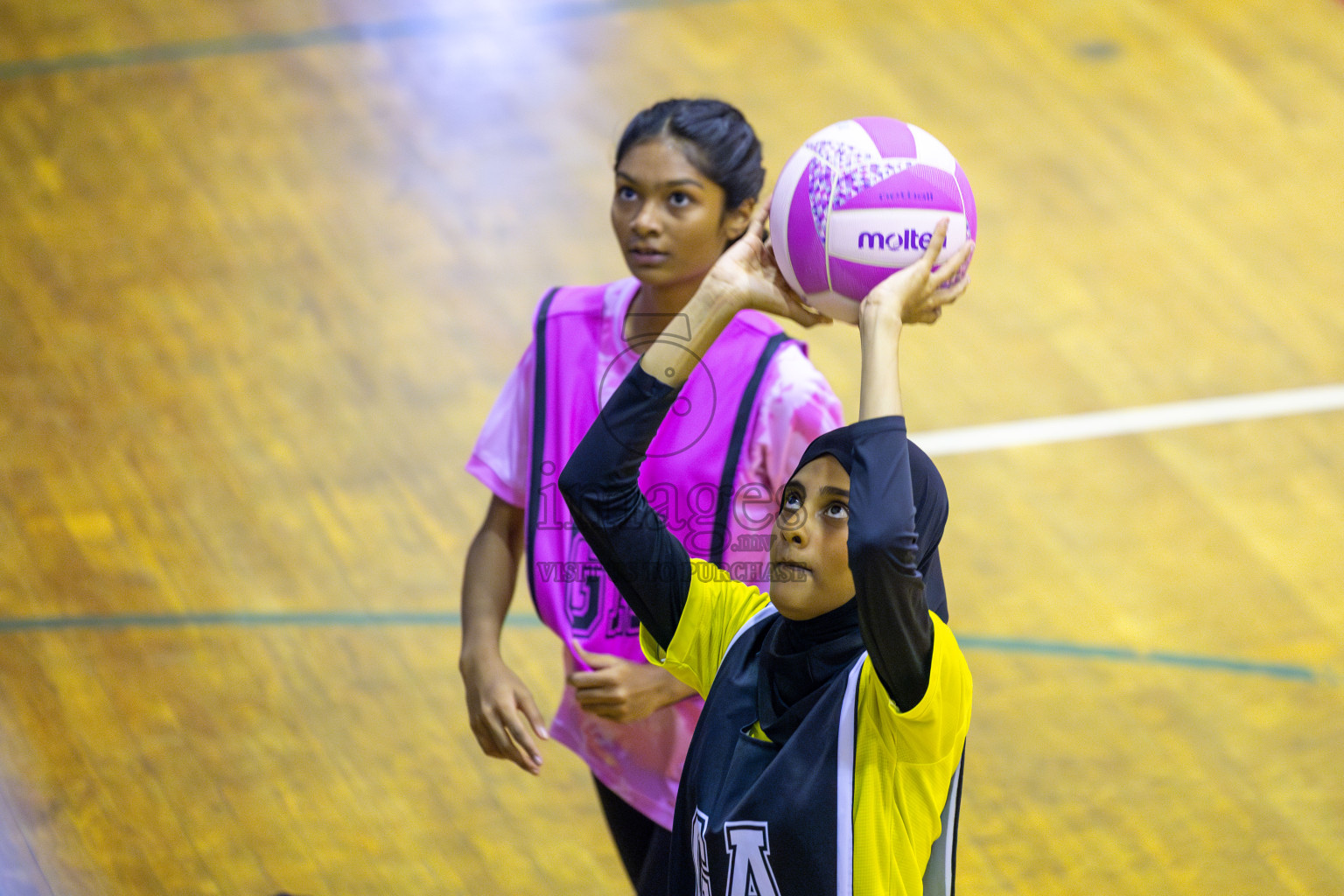 KYRC vs Xenith SC in Day 6 of 24th Milo Netball Association Championship held in Social Center at Male', Maldives on Saturday, 6th September 2025. Photos: Yasna Ahmed / images.mv