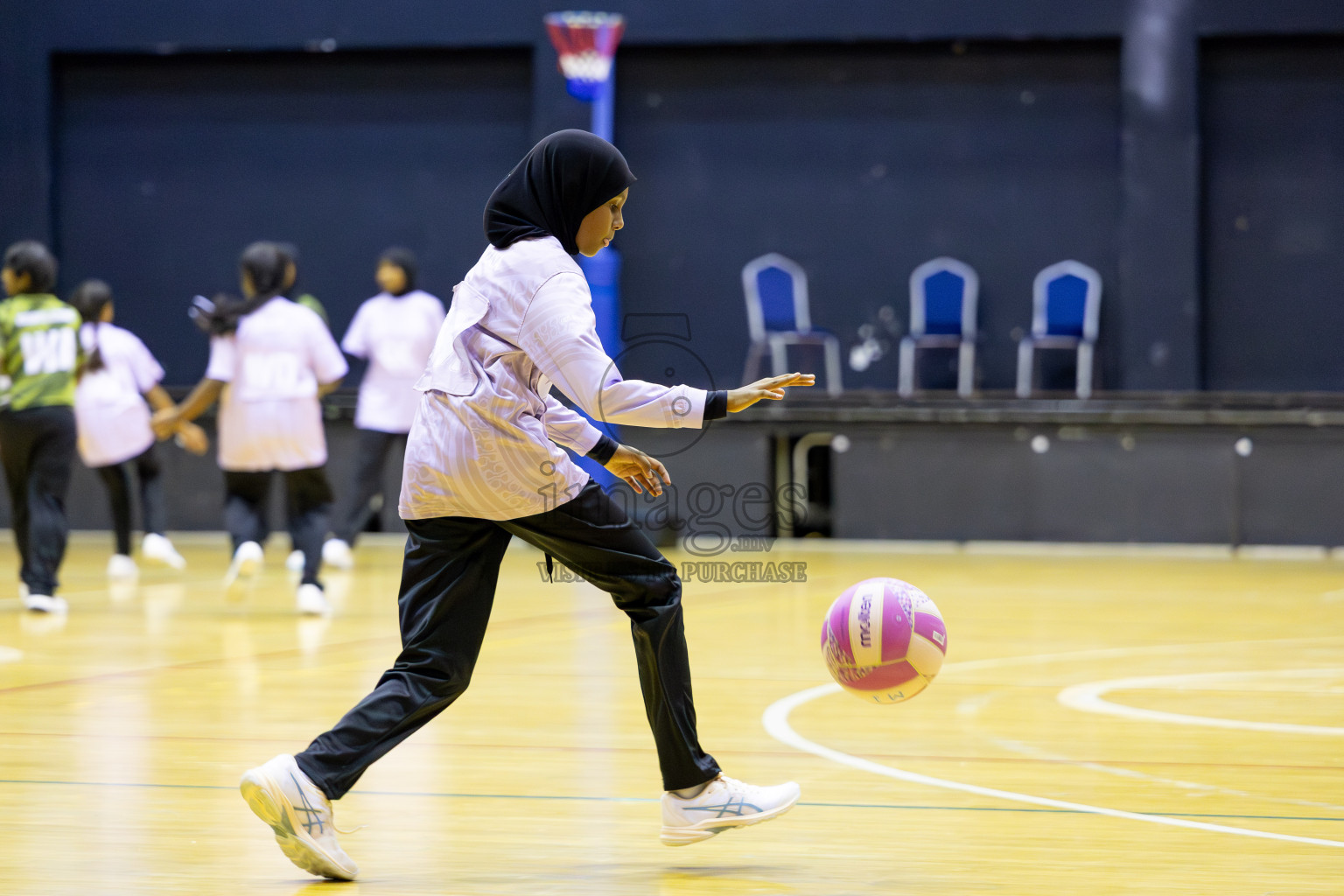 Day 15 of 26th Inter-School Netball Tournament 2025 was held in Social Center Indoor Hall on Thursday, 6th November 2025. Photos: Areef Adam / images.mv