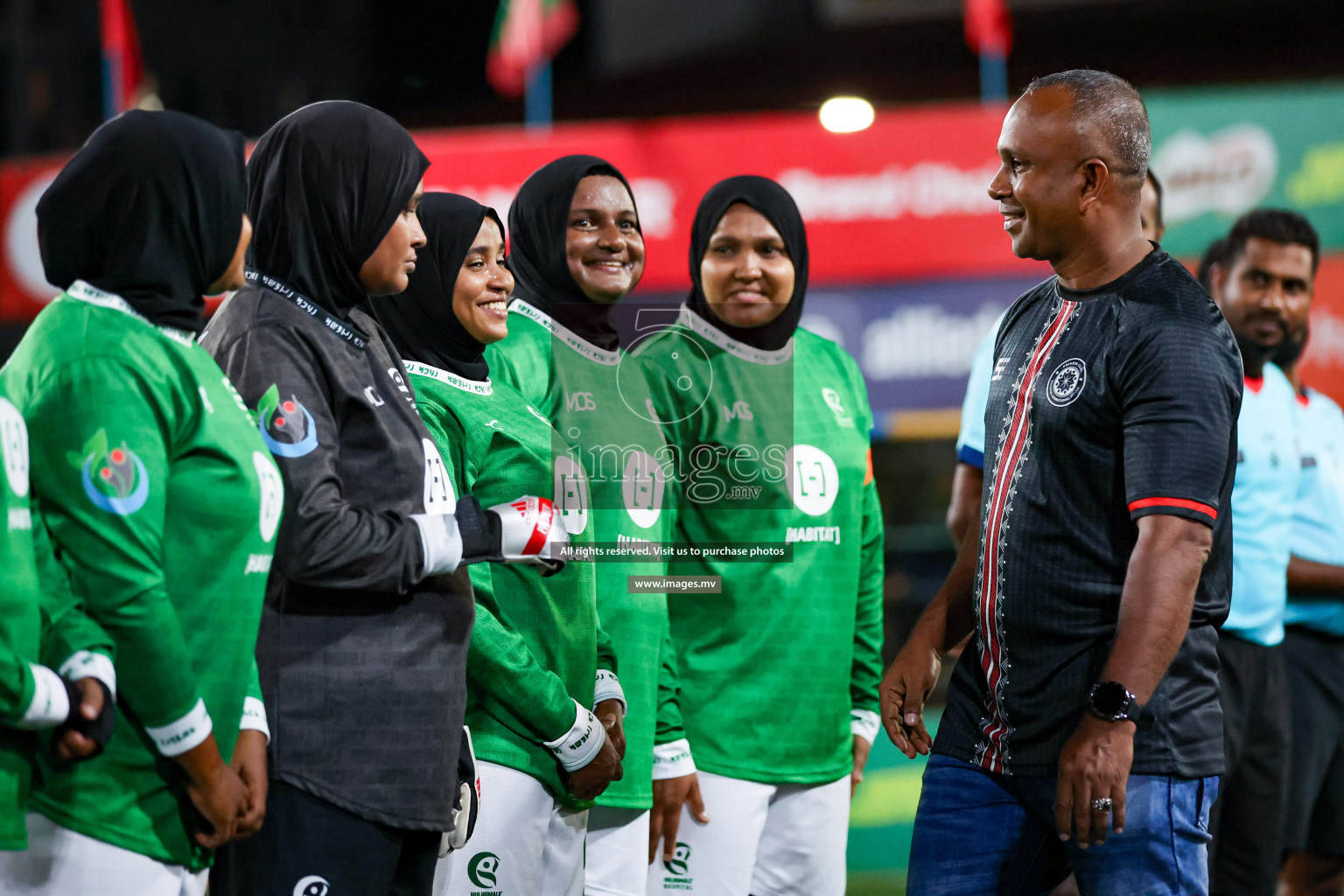 Hulhumale Hospital vs Prison RC in 18/30 Futsal Fiesta Classic 2023 held in Hulhumale, Maldives, on Monday, 17th July 2023 Photos: Nausham Waheed / images.mv