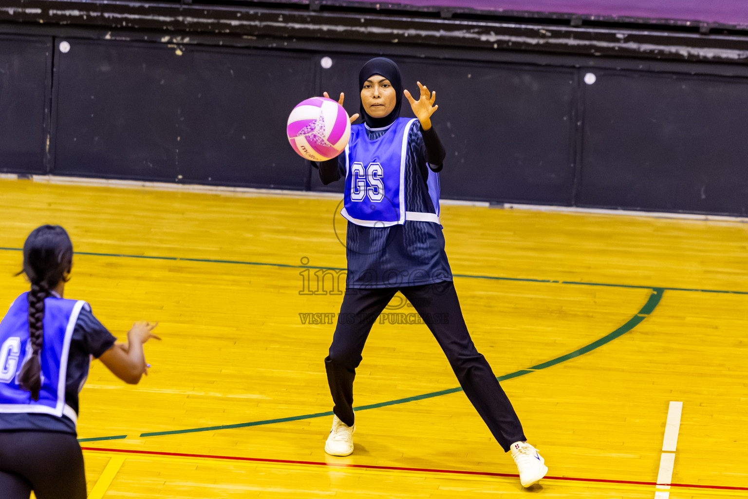 C Green Streets vs SC Shinning Star in Day 5 of 24th Milo Netball Association Championship held in Social Center at Male', Maldives on Friday, 5th September 2025. Photos: Nausham Waheed / images.mv