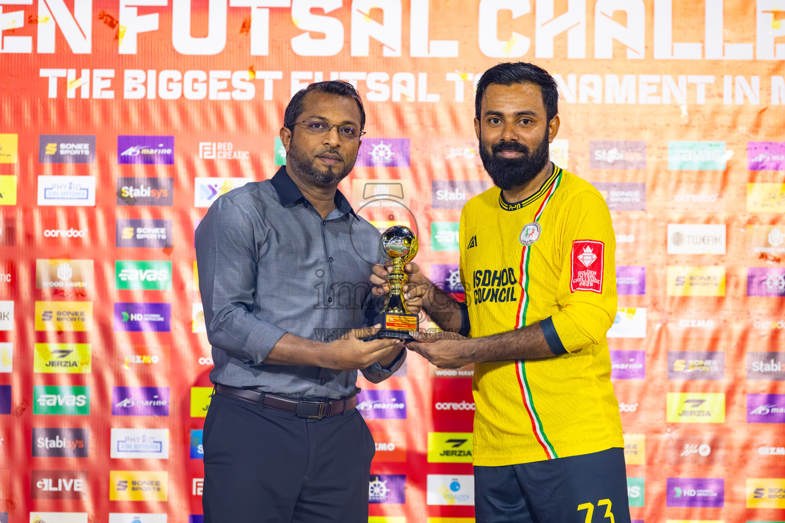L Gan vs L Isdhoo in Laamu Atoll Finals Day 26 of Golden Futsal Challenge 2025 was held on Thursday , 30th January 2025, in Hulhumale', Maldives. Photos: Ismail Thoriq / images.mv