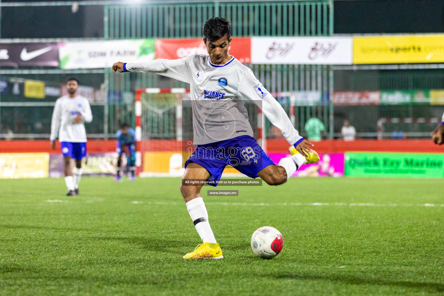 HA. Maarandhoo vs HA. Baarah in Day 6 of Golden Futsal Challenge 2023 on 10 February 2023 in Hulhumale, Male, Maldives