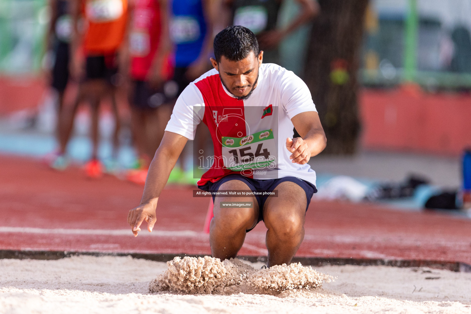 Day 2 of National Athletics Championship 2023 was held in Ekuveni Track at Male', Maldives on Saturday, 25th November 2023. Photos: Nausham Waheed / images.mv