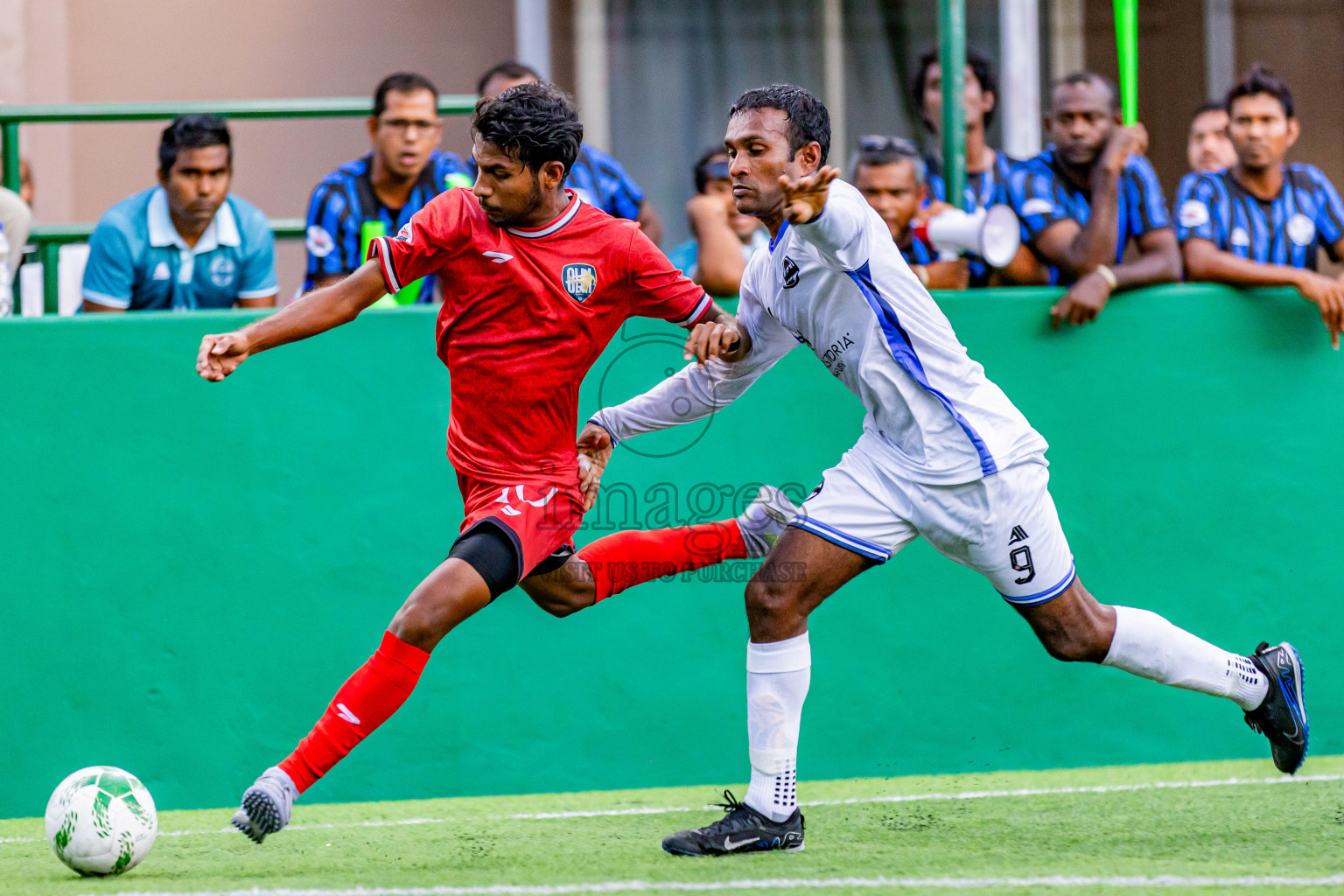 Waldorf Astoria vs Ozen Maadhoo in Resort League 2025 (South Male Zone) day 5 was held on Thursday, 2nd October 2025 in Crossroads's Maldives, Photos: Areef Adam / images.mv