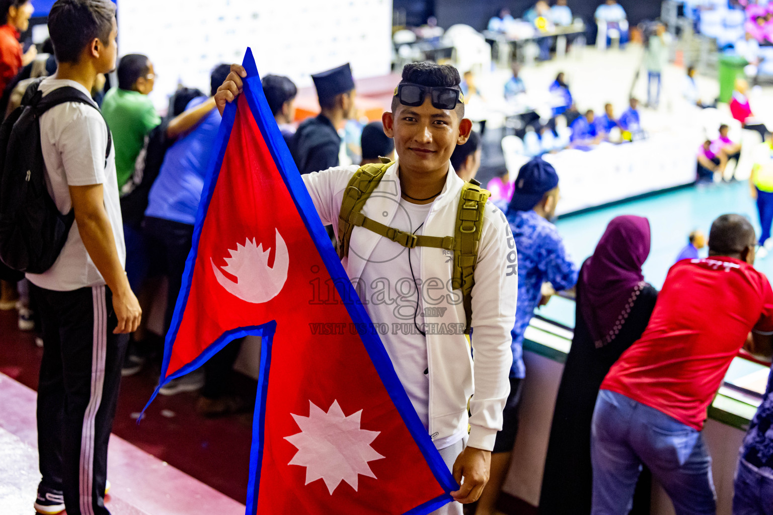 Nepal vs Sri Lanka in Day 1 of CAVA U20 Woman's Volleyball Championship 2024 was held in Social Center, Male', Maldives on 18th July 2024. Photos: Nausham Waheed / images.mv