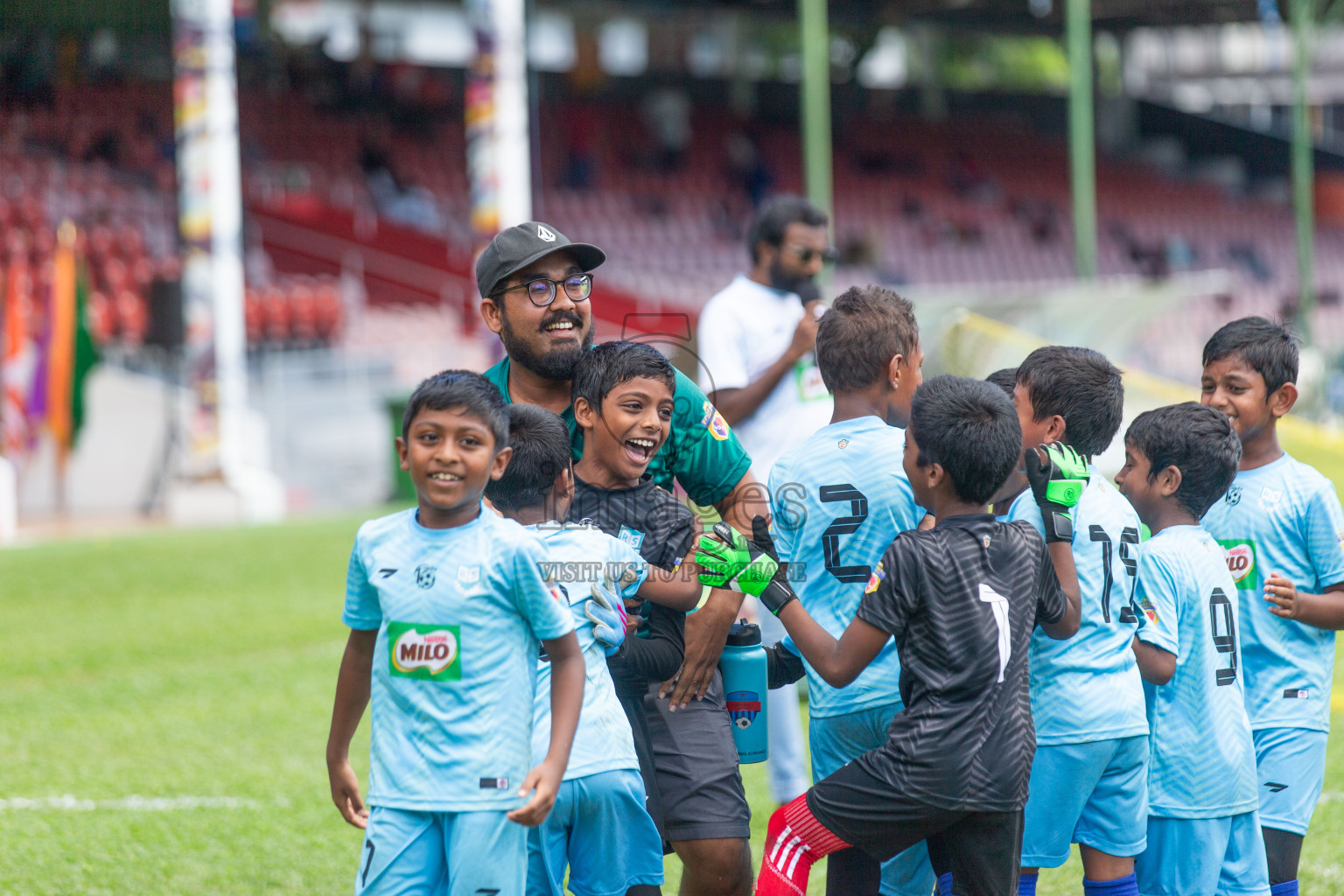 Day 2 of MILO Kids Football Fiesta was held at National Stadium in Male', Maldives on Saturday, 24th February 2024.