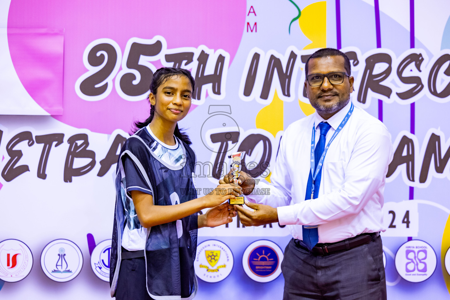 Day 12 of 25th Inter-School Netball Tournament was held in Social Center at Male', Maldives on Thursday, 22nd August 2024. Photos: Nausham Waheed / images.mv