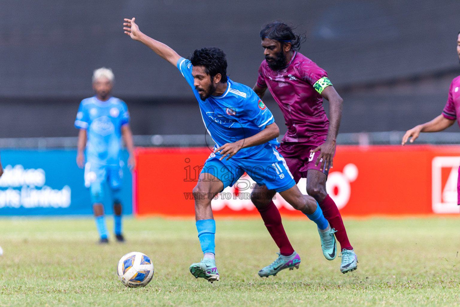 Man Ode SC vs B G Sports Club in the Quarter Final of Second Division 2023 in Male' Maldives on Monday, 5th February 2023. Photos: Nausham Waheed / images.mv