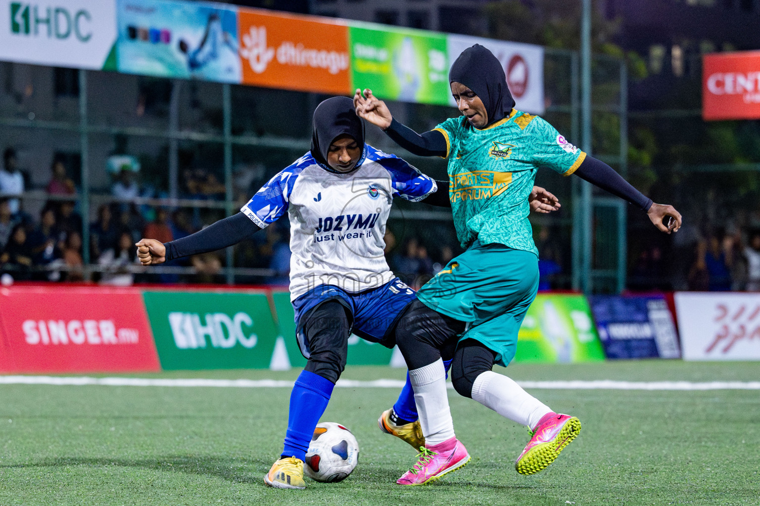 WAMCO vs POLICE CLUB in Eighteen Thirty 2024 2024 held in Rehendi Futsal Ground, Hulhumale', Maldives on Monday, 16th September 2024. Photos: Shu / images.mv