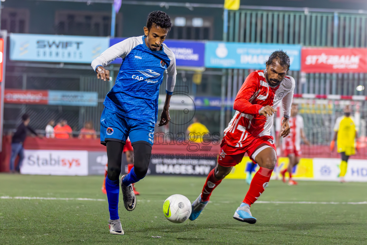 M Mulak vs M Naalaafshi on Day 34 of Golden Futsal Challenge 2024 was held on Monday, 19th February 2024, in Hulhumale', Maldives
Photos: Ismail Thoriq / images.mv