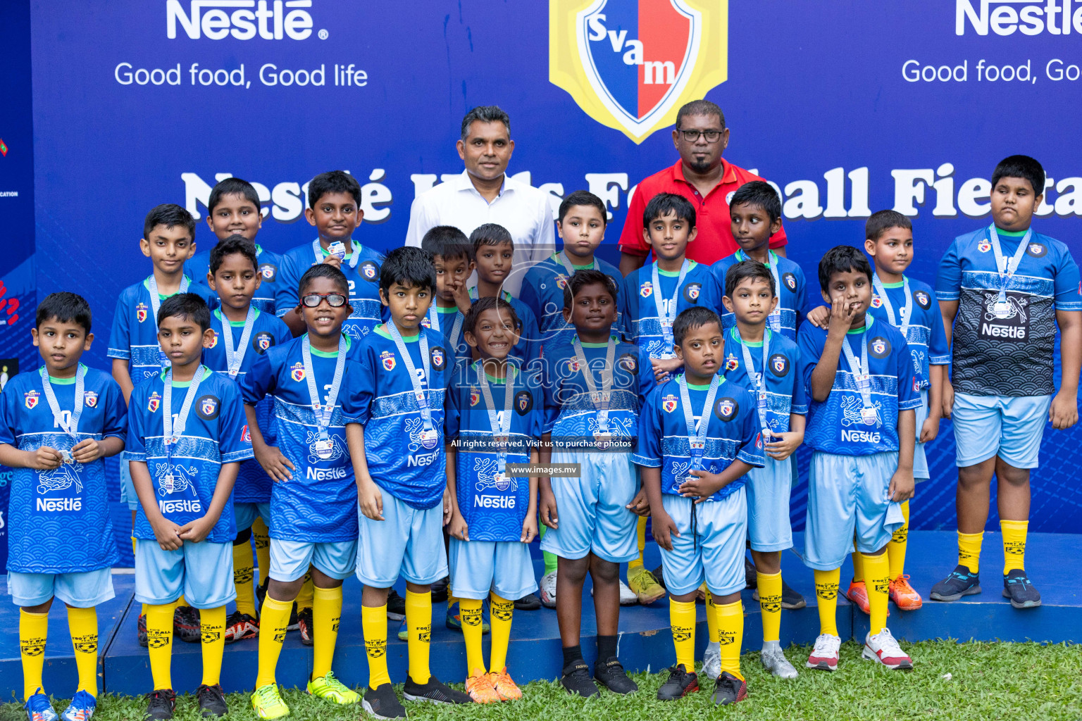 Day 1 of Nestle kids football fiesta, held in Henveyru Football Stadium, Male', Maldives on Wednesday, 11th October 2023 Photos: Nausham Waheed Images.mv