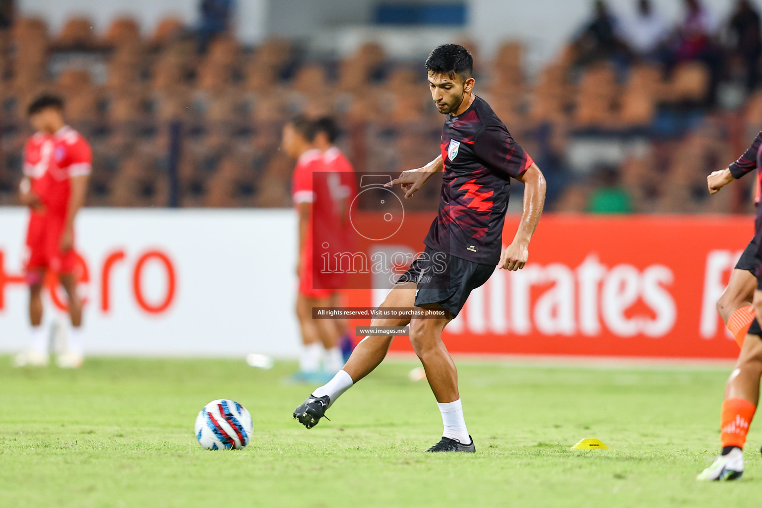 Nepal vs India in SAFF Championship 2023 held in Sree Kanteerava Stadium, Bengaluru, India, on Saturday, 24th June 2023. Photos: Nausham Waheed, Hassan Simah / images.mv