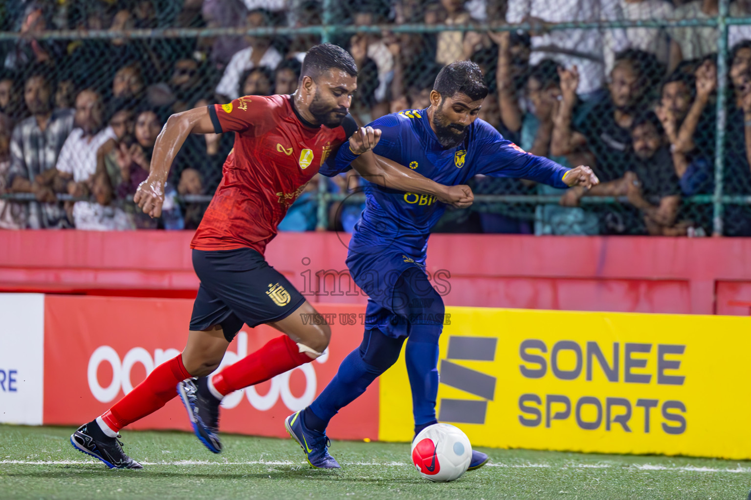 B Eydhafushi vs L Gan in the Final of Golden Futsal Challenge 2024 was held on Thursday, 7th March 2024, in Hulhumale', Maldives 
Photos: Ismail Thoriq / images.mv