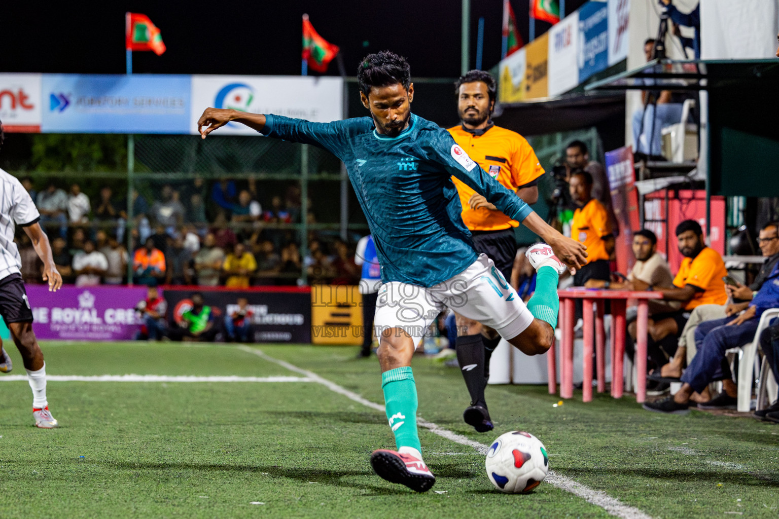 DSC vs MPL in Quarter Finals of Club Maldives Cup 2024 held in Rehendi Futsal Ground, Hulhumale', Maldives on Friday, 11th October 2024. Photos: Nausham Waheed / images.mv