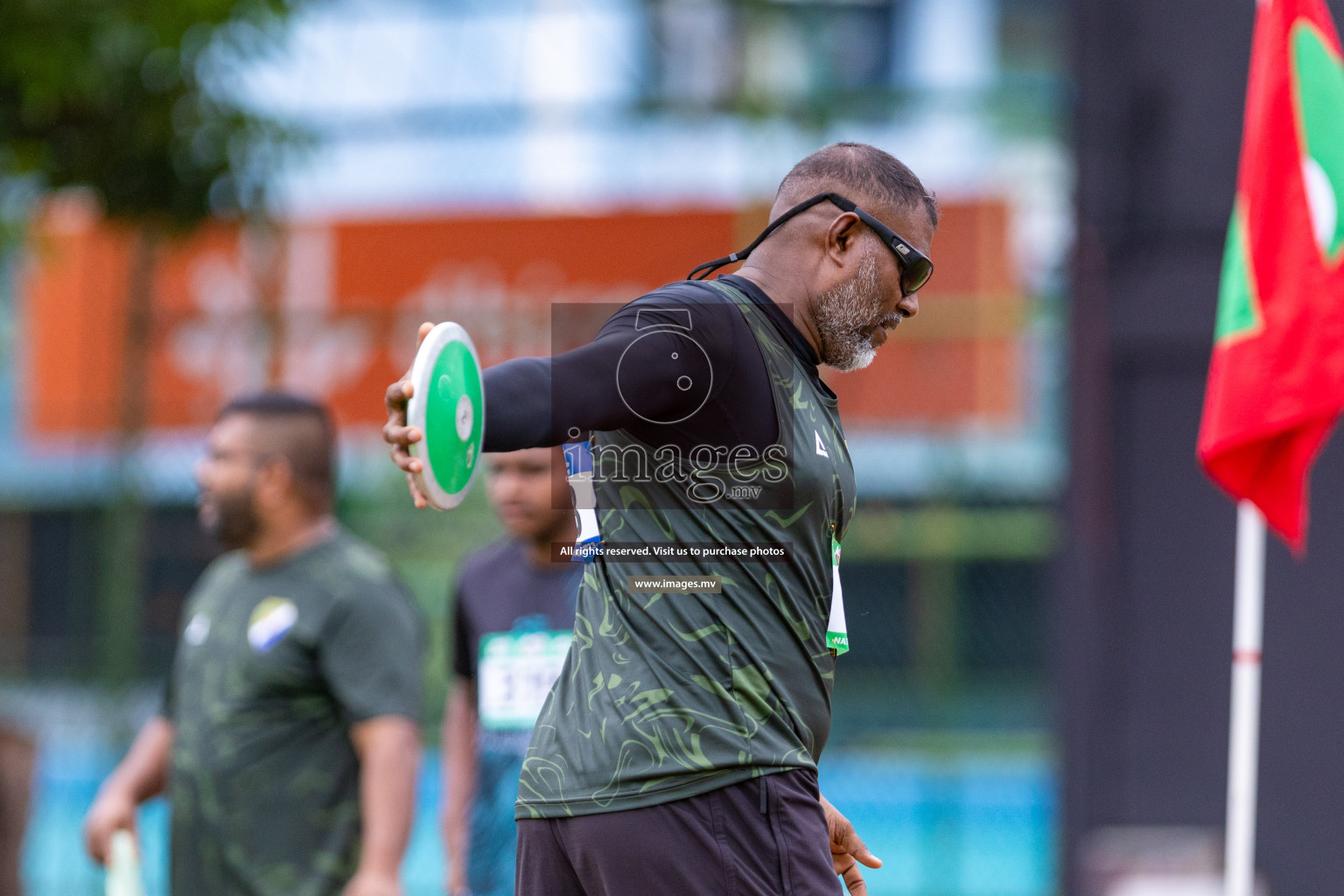 Day 2 of National Athletics Championship 2023 was held in Ekuveni Track at Male', Maldives on Friday, 24th November 2023. Photos: Nausham Waheed / images.mv