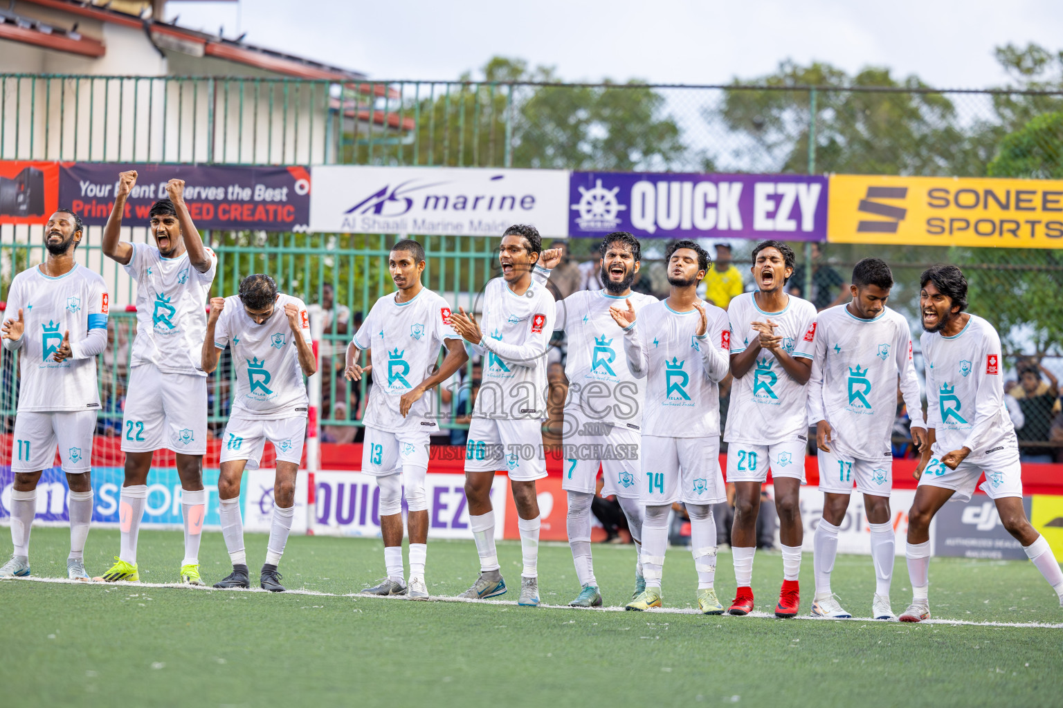 AA. Mathiveri VS AA. Thoddoo in Atoll Round Final on Day 20 of Golden Futsal Challenge 2025 was held on Friday, 24th January 2025, in Hulhumale', Maldives. Photos: Ismail Thoriq / images.mv