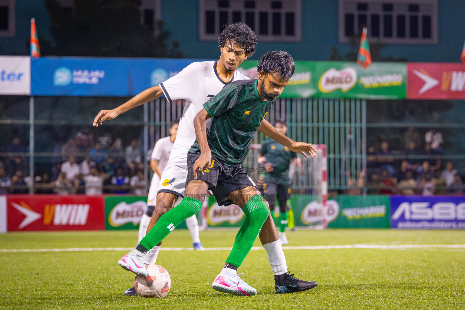 MIBSA vs HAWKS in Semi Finals of Milo Sector League 2025 was held in Rehendhi Futsal Ground, Hulhumale', Maldives on Saturday, 15th November 2025. Photos: Aeef Adam / images.mv