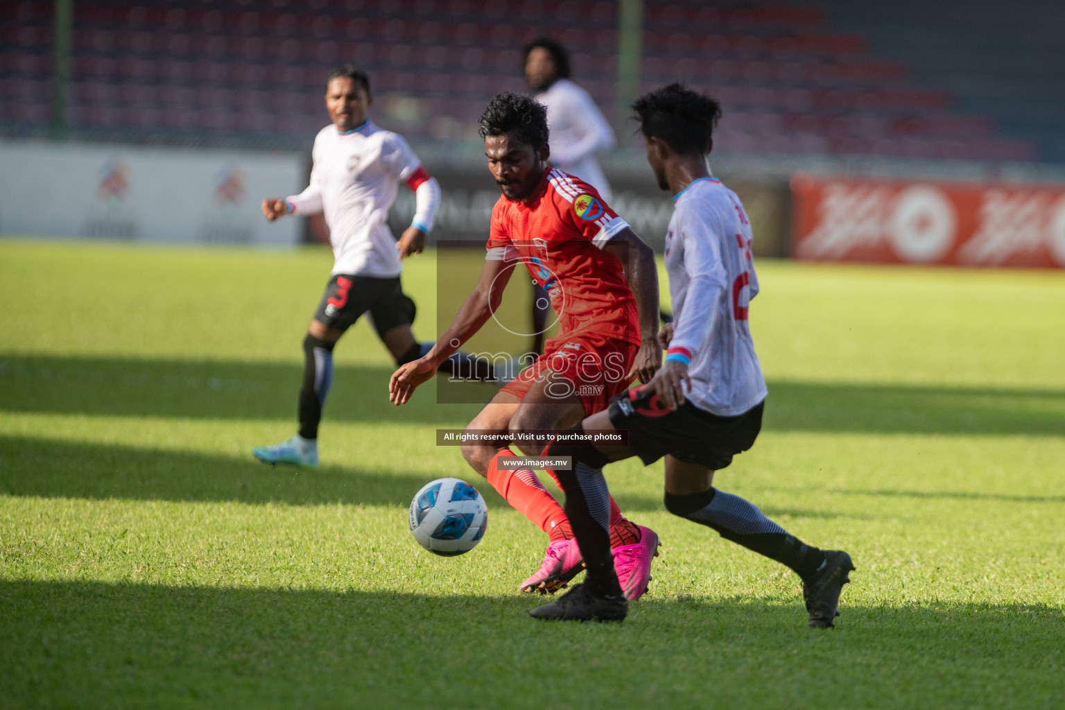 Tent Sports Club vs Club PK in 2nd Division 2022 on 13th July 2022, held in National Football Stadium, Male', Maldives  Photos: Hassan Simah / Images.mv