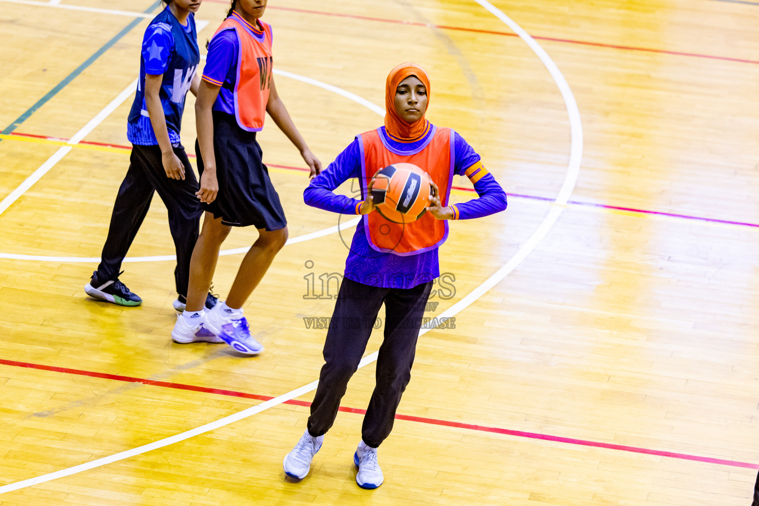 Day 10 of 25th Inter-School Netball Tournament was held in Social Center at Male', Maldives on Tuesday, 20th August 2024. Photos: Nausham Waheed / images.mv