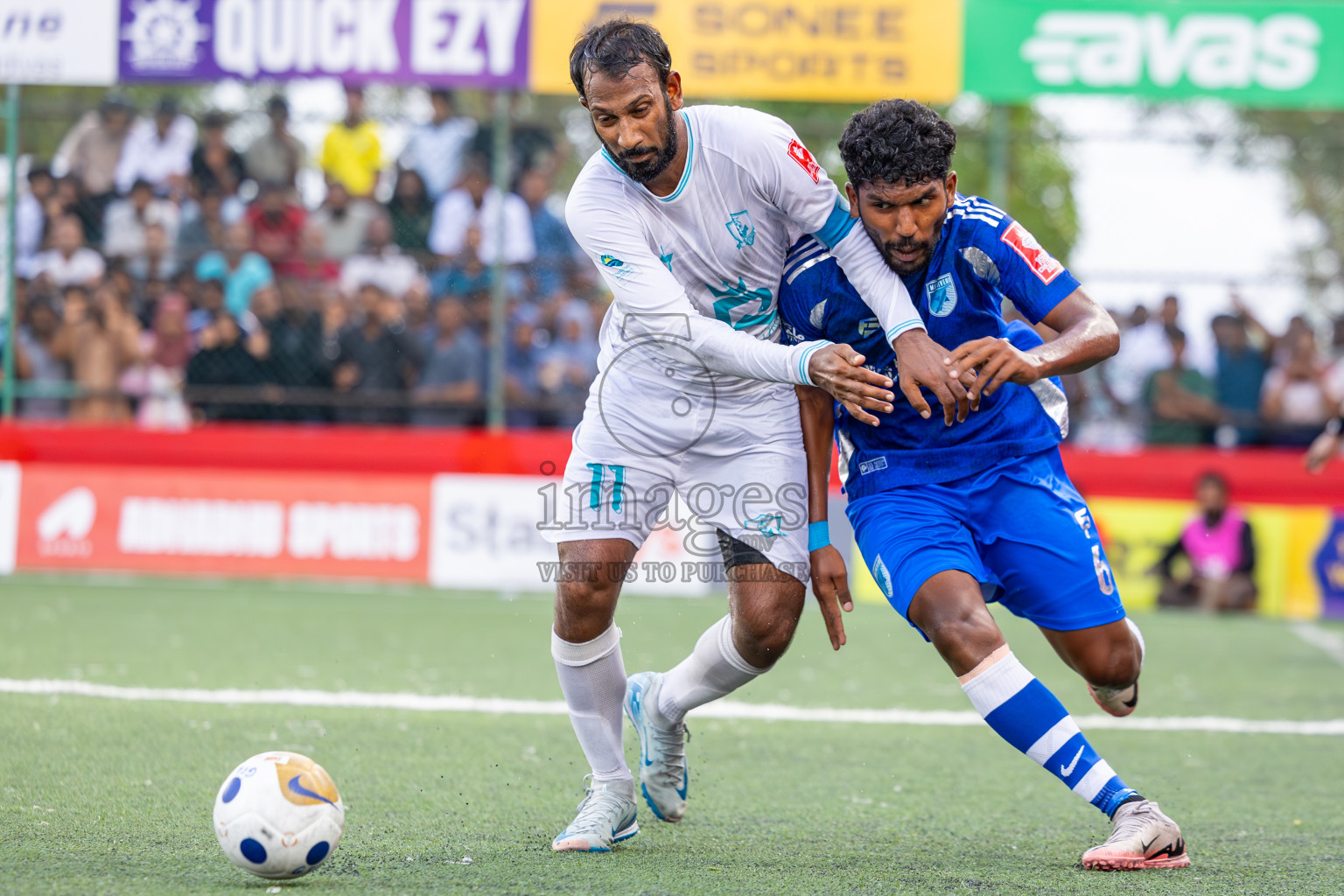 AA. Mathiveri VS AA. Thoddoo in Atoll Round Final on Day 20 of Golden Futsal Challenge 2025 was held on Friday, 24th January 2025, in Hulhumale', Maldives. Photos: Ismail Thoriq / images.mv