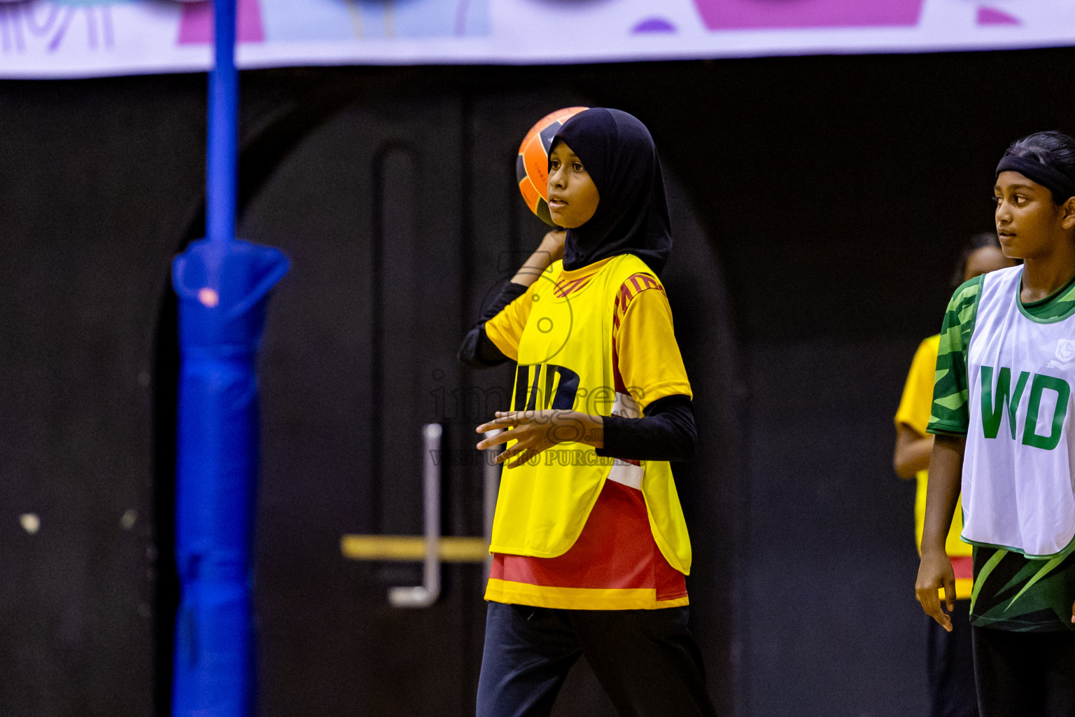 Day 8 of 25th Inter-School Netball Tournament was held in Social Center at Male', Maldives on Sunday, 18th August 2024. Photos: Nausham Waheed / images.mv