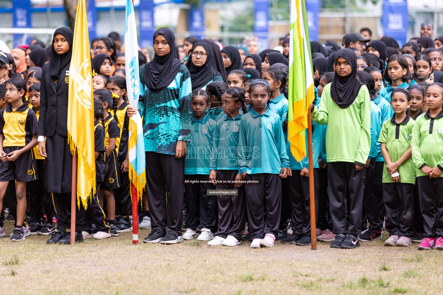 Day 2 of Nestle' Kids Netball Fiesta 2023 held in Henveyru Stadium, Male', Maldives on Thursday, 1st December 2023. Photos by Nausham Waheed / Images.mv