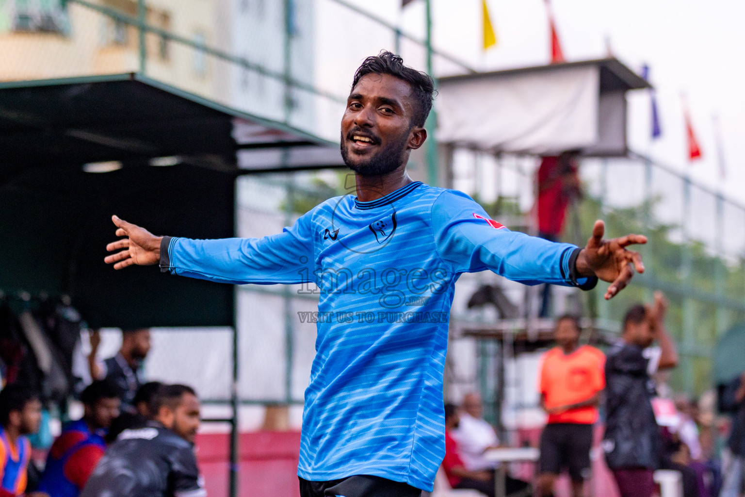 GDh. Gadhdhoo  VS  GDh. Hoandedhdhoo in Day 12 of Golden Futsal Challenge 2024 was held on Friday, 26th January 2024, in Hulhumale', Maldives 
Photos: Hassan Simah / images.mv