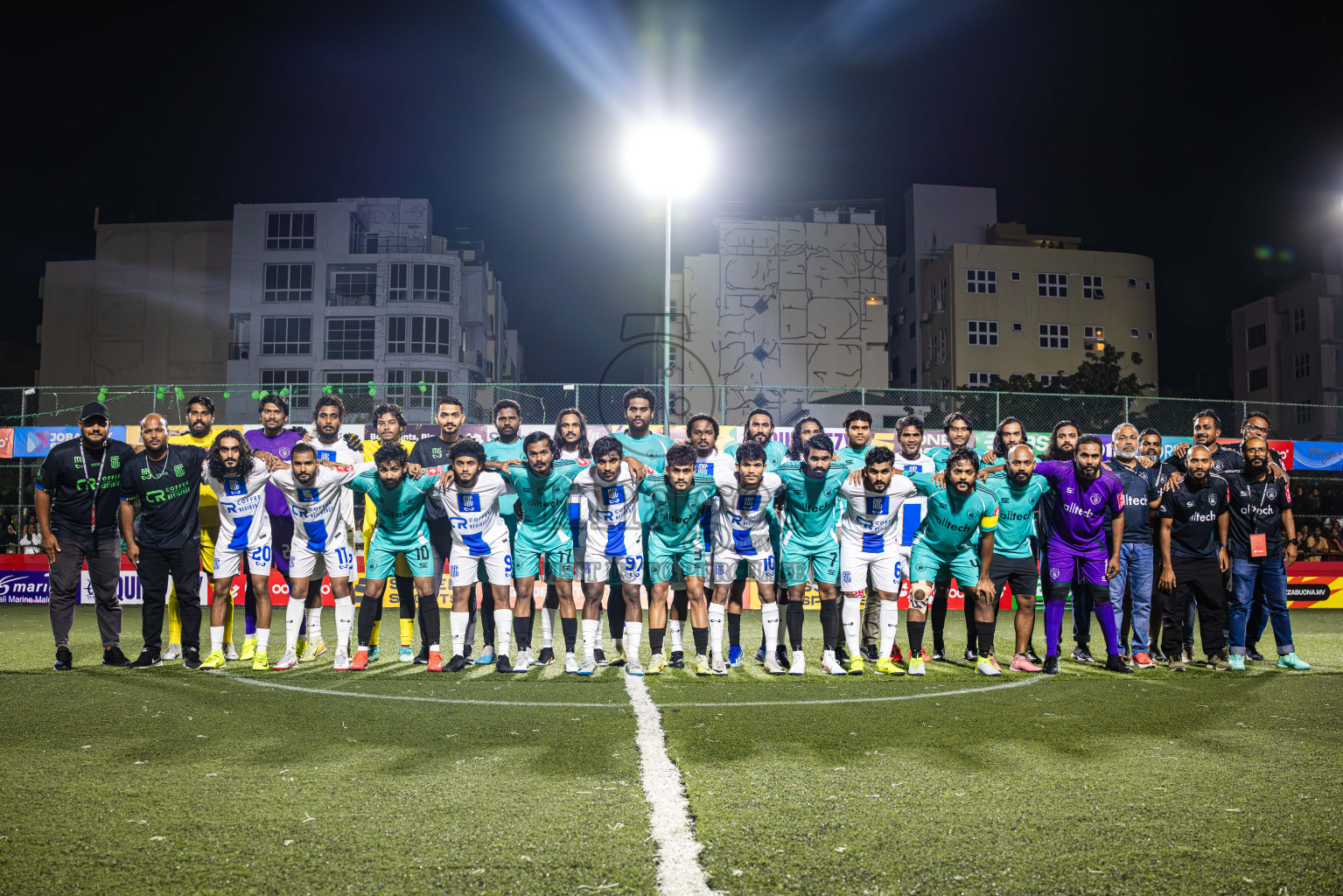 S Hithadhoo vs S Feydhoo in Seenu Atoll Final in Day 24 of Golden Futsal Challenge 2025 was held on Tuesday , 28th January 2025, in Hulhumale', Maldives. Photos: Abdulla Abeed / images.mv