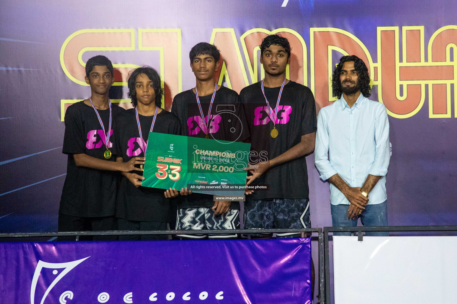 Finals of Slamdunk by Sosal u13, 15, 17 on 20th April 2023 held in Male'. Photos: Nausham Waheed / images.mv