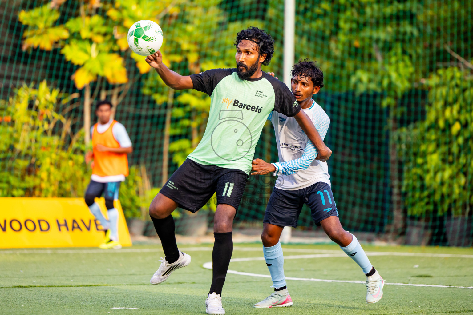 Barcelo vs Lily Beach in Semi Final of Resort League 2025 (Ari Zone) was held on Friday, 27th June 2025 in Conrad Maldives Rangali Island, Alif Dhaalu Atoll, Maldives. Photos: Nausham Waheed / images.mv