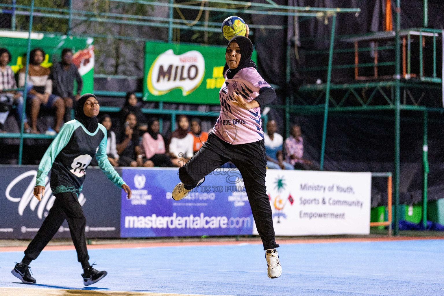 Day 7 of 10th National Handball Tournament 2023, held in Handball ground, Male', Maldives on Sunday, 4th December 2023 Photos: Nausham Waheed/ Images.mv