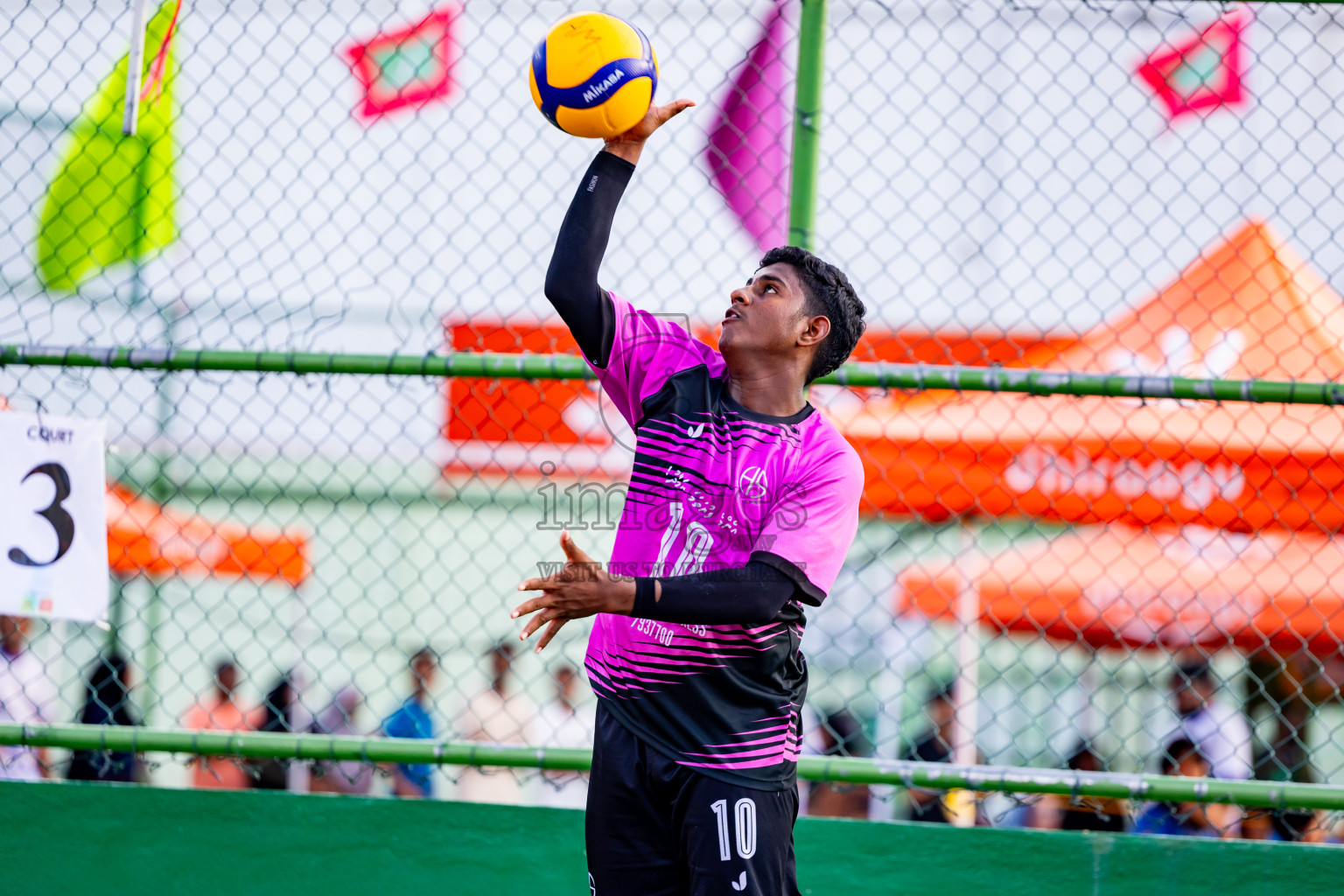 Day 13 of Interschool Volleyball Tournament 2024 was held in Ekuveni Volleyball Court at Male', Maldives on Thursday, 5th December 2024. Photos: Nausham Waheed / images.mv