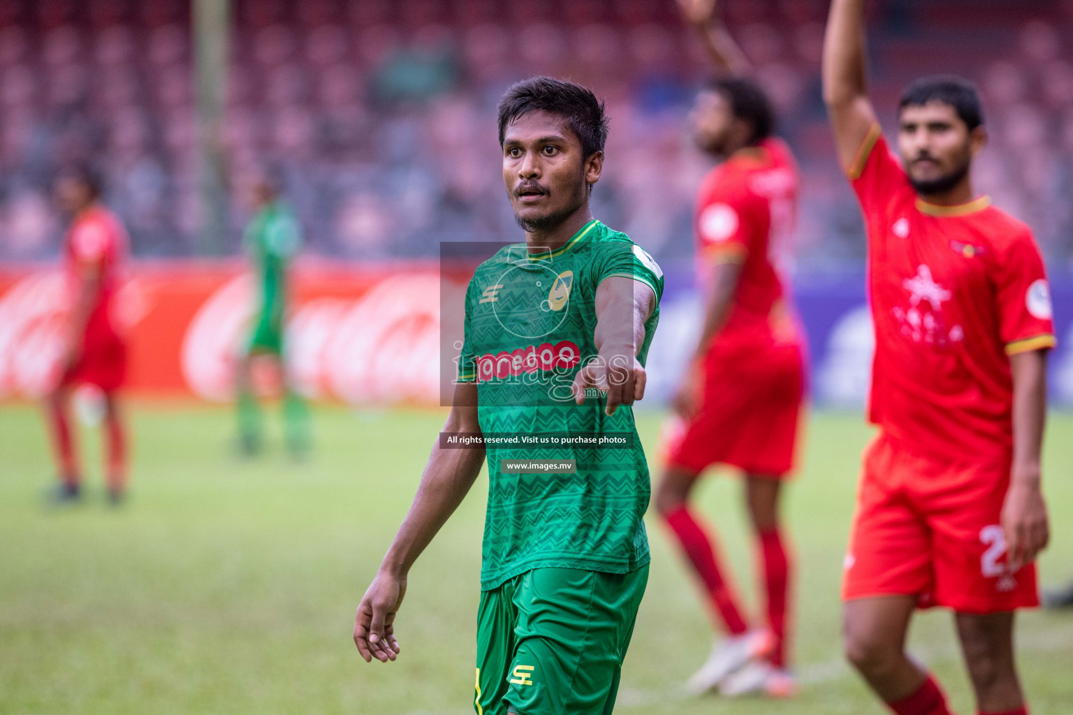 Maziya vs Da Grande in the Dhivehi Premier League 2022 on 22nd July 2022, held in National Football Stadium, Male', Maldives Photos: Nausham waheed / Images.mv