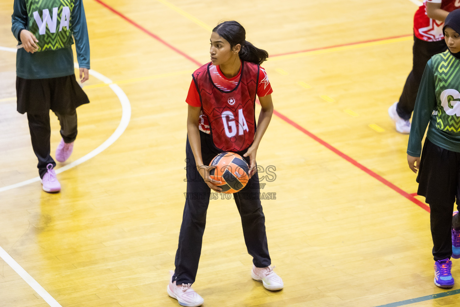 Day 11 of 25th Inter-School Netball Tournament was held in Social Center at Male', Maldives on Wednesday, 21st August 2024.