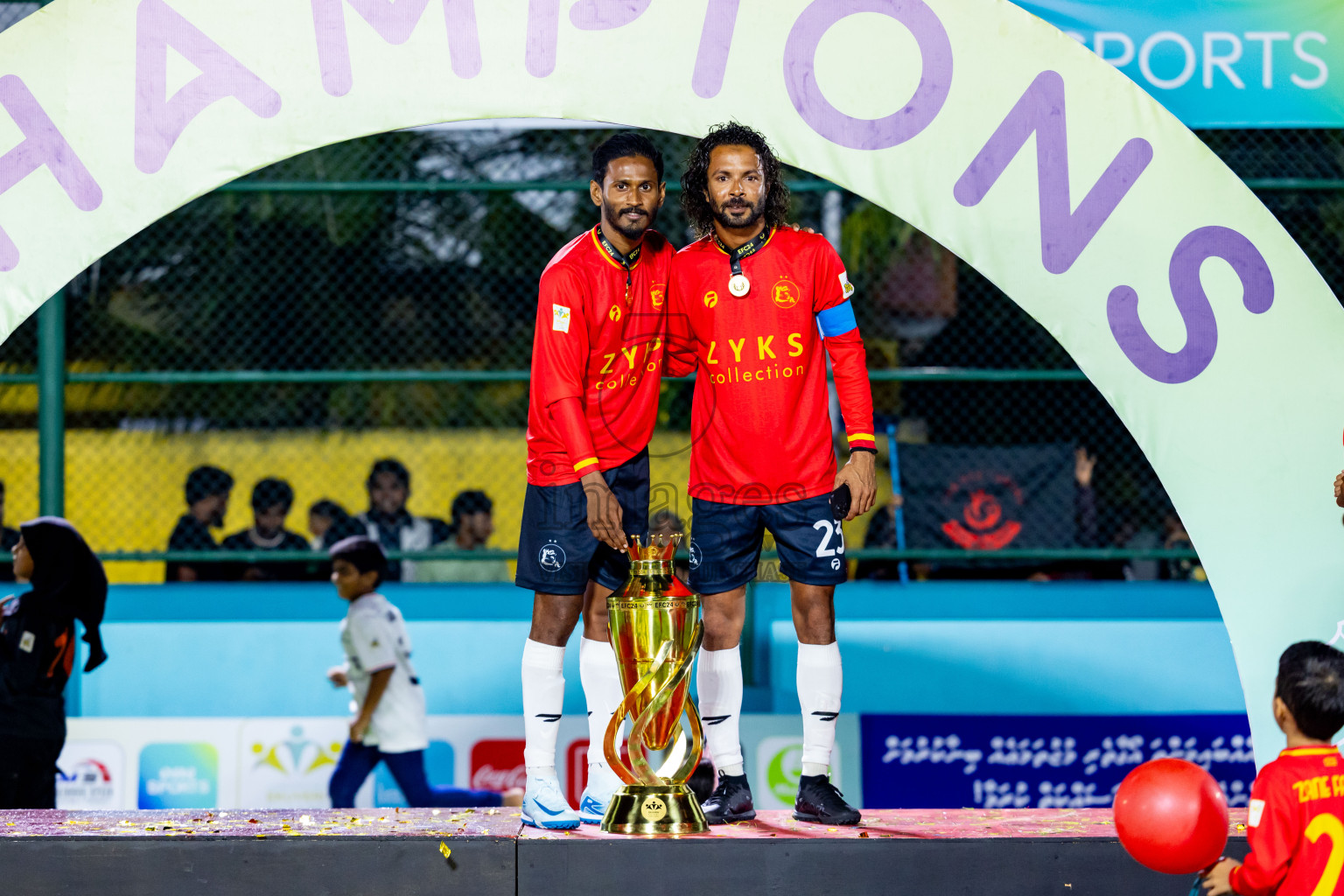 Dee Ess Kay vs Kovigoani in Final of Laamehi Dhiggaru Ekuveri Futsal Challenge 2024 was held on Wednesday, 31st July 2024, at Dhiggaru Futsal Ground, Dhiggaru, Maldives Photos: Nausham Waheed / images.mv